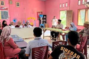 Pelaksanaan Sidang Descente di Desa Aek Haruaya